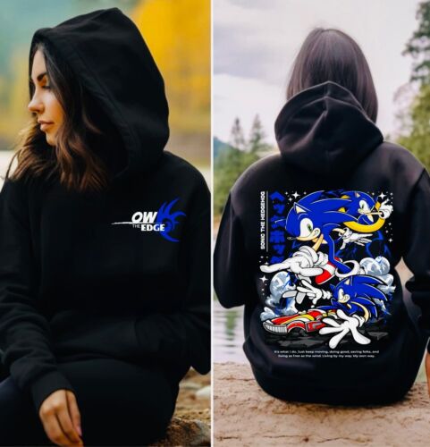 Exclusive Anime hoodie Heroes Sonic Heroes Vintage Tee Shadow The Hedgehog gift - Picture 4 of 9