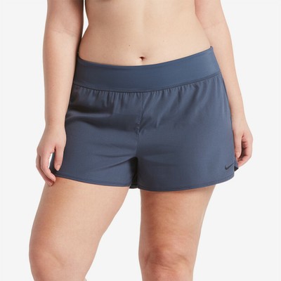 women's nike solid boardshort swim bottoms