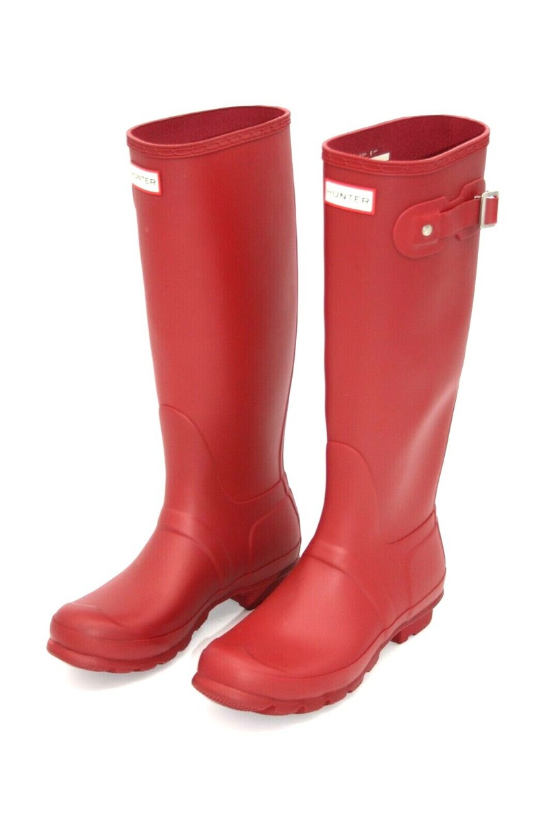 HUNTER ORIGINAL TALL  レッド24cm HUNTER ORIGINAL TALL RED WATER PROOF RAIN BOOTS WOMEN'S | eBay