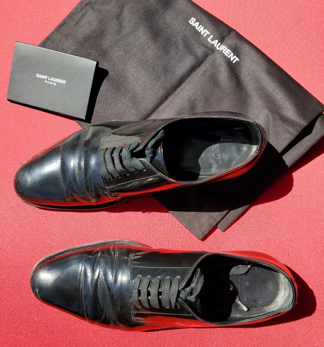 Saint laurent cheap leather shoes