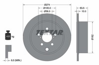 Bremsscheibe Subaru T. Forester/Impreza/Xv 12-