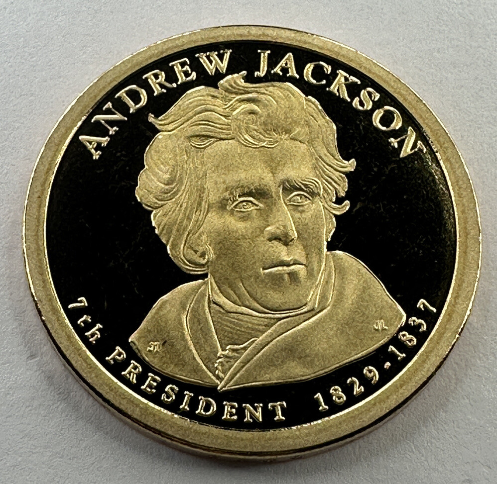 2008-S ANDREW JACKSON PRESIDENTIAL $1 DOLLAR PROOF COIN FROM US