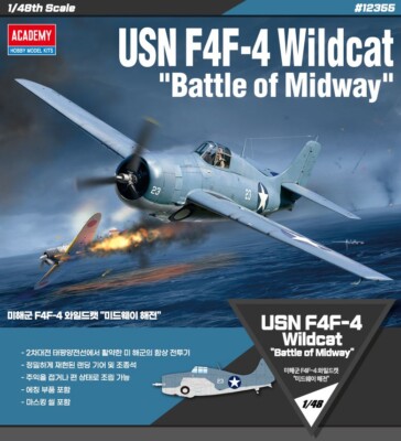 Academy 1/48 USA F4F-4 Wildcat 
