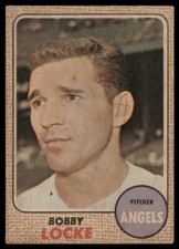 VENEZUELAN BOBBY LOCKE 1968 VENEZUELA TOPPS #24 WHITE LETTERS RARE *TPHLC-3215