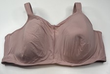 Breezies NWT comfort zone full coverage underwire t-shirt mauve 44D bra O8