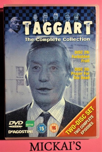 TAGGART THE COMPLETE COLLECTION - FORBIDDEN FRUIT PRAYER FOR THE DEAD DVD PAL UK