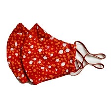 Handmade Adult Cotton Face Masks, 2 pcs