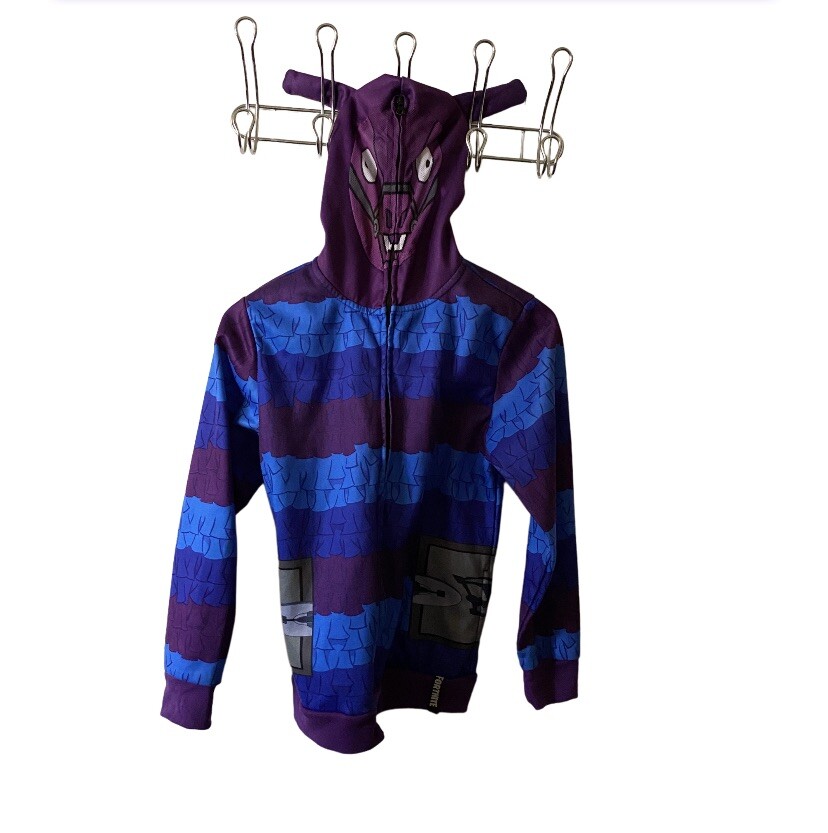 Fortnite Llama Pinata Jacket Zip Cosplay Hoodie Sweatshirt L 14