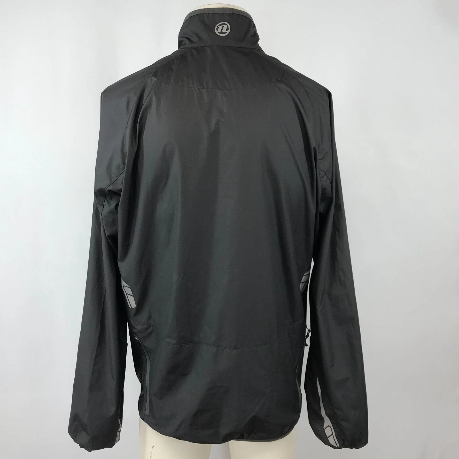 novara full zip polyester cycling jacket