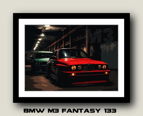 BMW M3 - 40 different CAR POSTER PRINT IMAGE A3 A4 or DIGITAL E30 E46 E36 E90 E9 - Picture 49 of 134