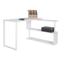 Schreibtisch Computertisch Arbeitstisch BüRotisch Eckschreibtisch Mdf Weiß