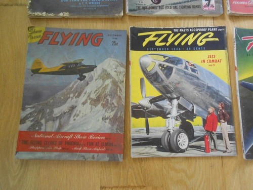 1945 1946 1948 1949 Flying Magazine Lot of 8 Issues WWII Cold War RARE Ads Info - Picture 4 of 24