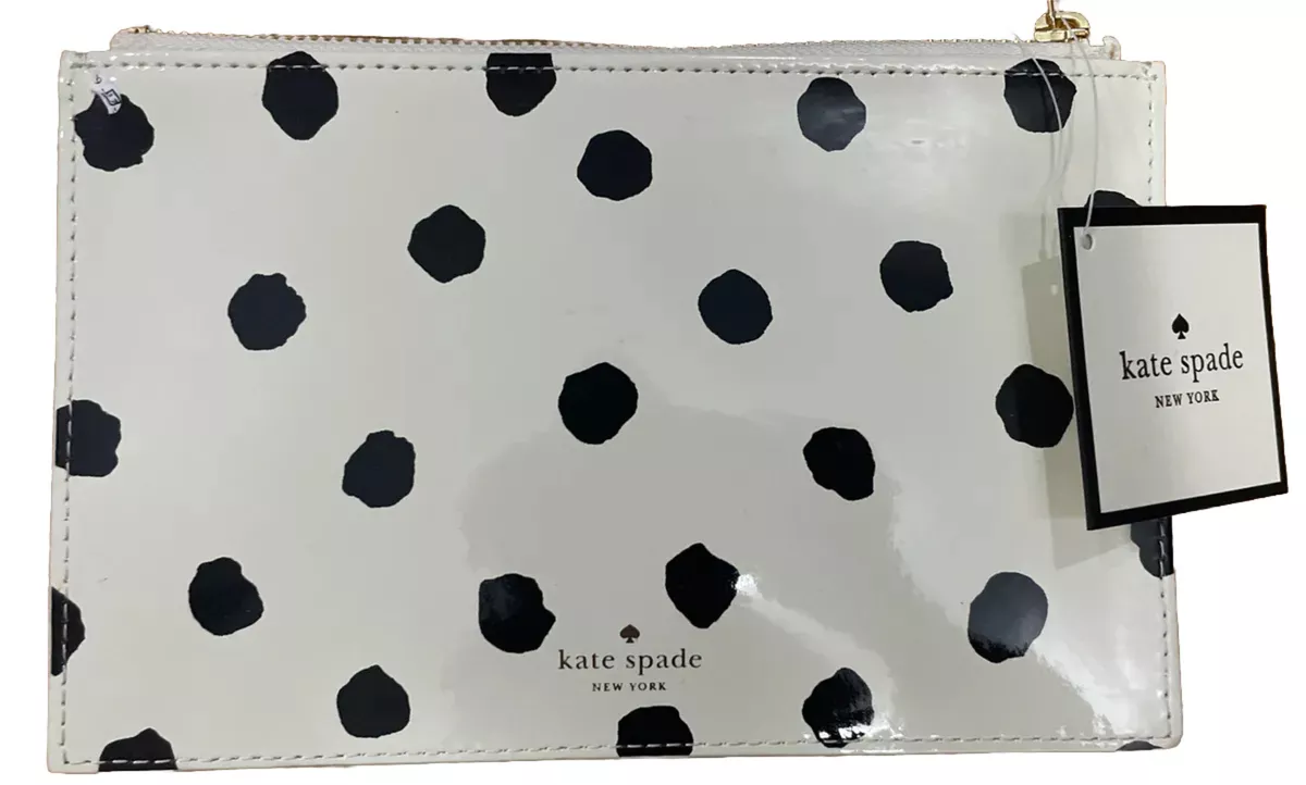 Kate Spade New York Polka Dot Pencil Case - Black