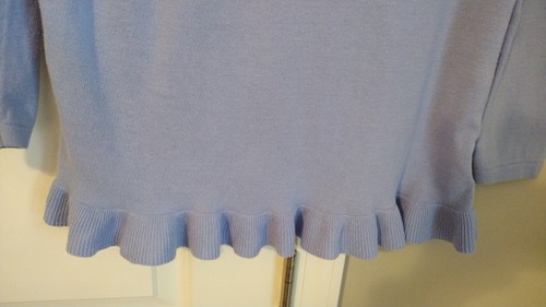 Lilly Pulitzer Girl's Serah Sweater Periwinkle Purple 12/14 XL - Picture 4 of 7