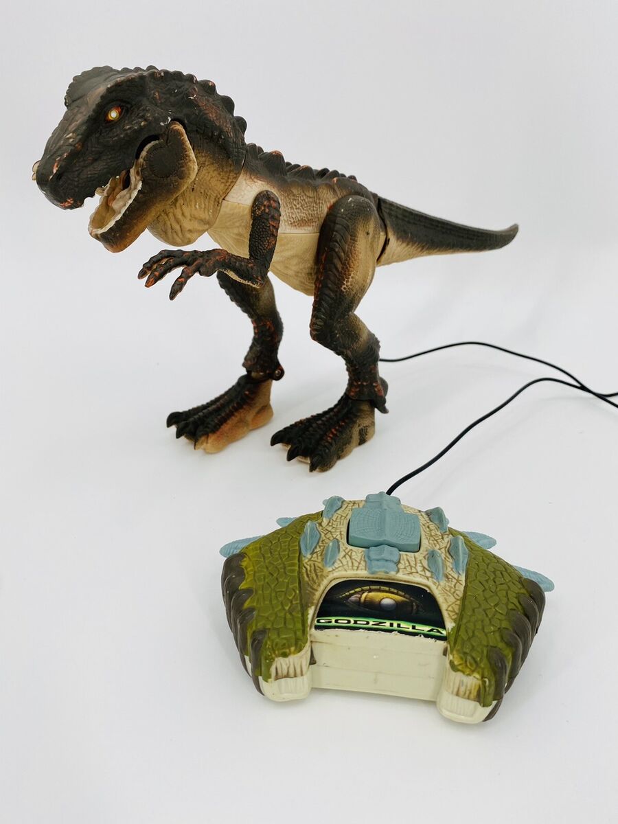 1998 Walking Godzilla Toy Wired Remote Control RC Toho Toy 1998 Walking Godzilla Toy Wired Remote Control RC Toho Toy