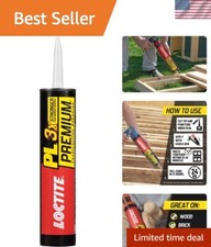 PL Polyurethane Adhesive - 10 oz Cartridge for Versatile Construction Bonding