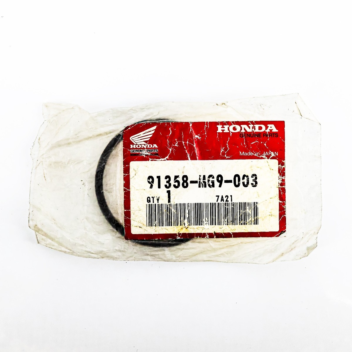 Genuine Honda O Ring | 91358-MG9-003 | OE | Black | Japan