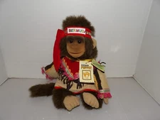Vintage Hosung The Junior Chimp Plush Pupper-Julious-Bermuda-Indian-NWT