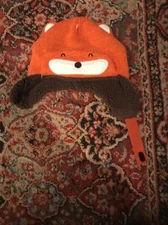 Toddler Kid Ear Flap Beanie Cap Knit Furry Winter Baby Infant Fox Animal Hat
