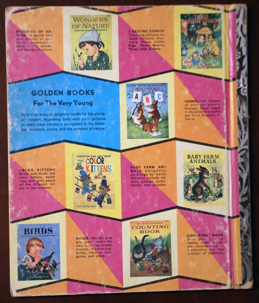 THREE LITTLE KITTENS 1942 Vintage Little Golden Book #381 