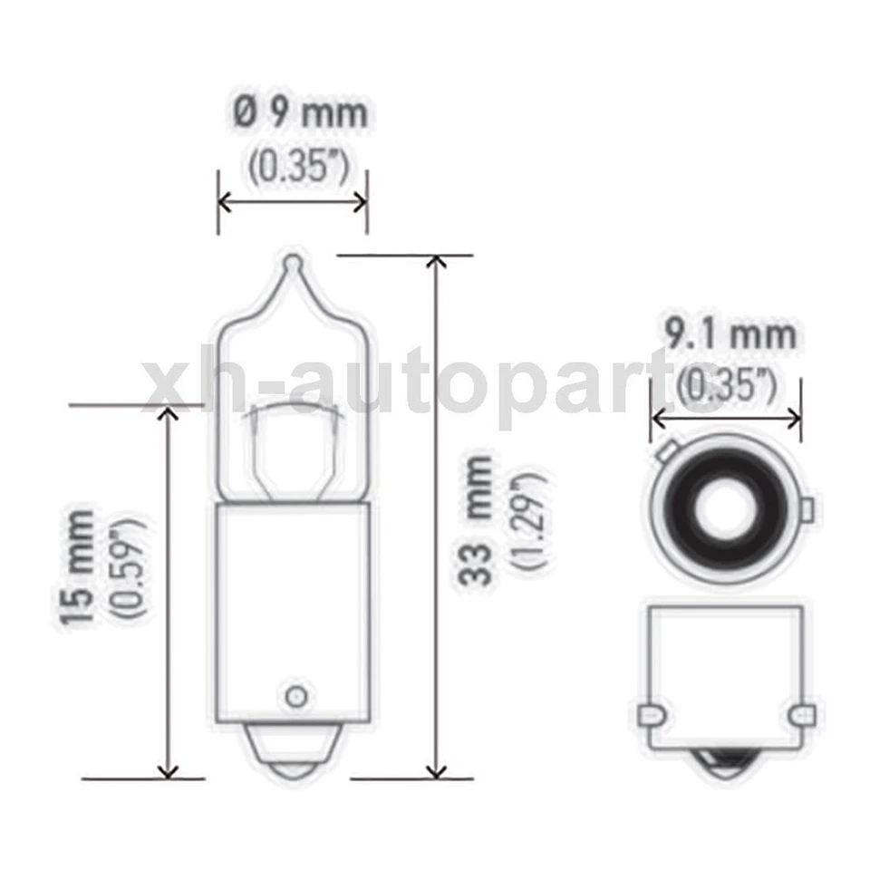 Se adapta a Chevrolet Caprice 2011~2017 1X bombilla de señal de giro delantera Hella Foto 2 de 4