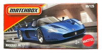 Matchbox Maserati MC12 86/125 Power Grabs 2026 1:64 Modellauto Spielzeug Italia