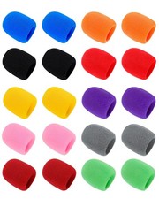 20PCS Microphone Cover Colorful Mic Windscreen Foam Covers Reusable Micro Foa...