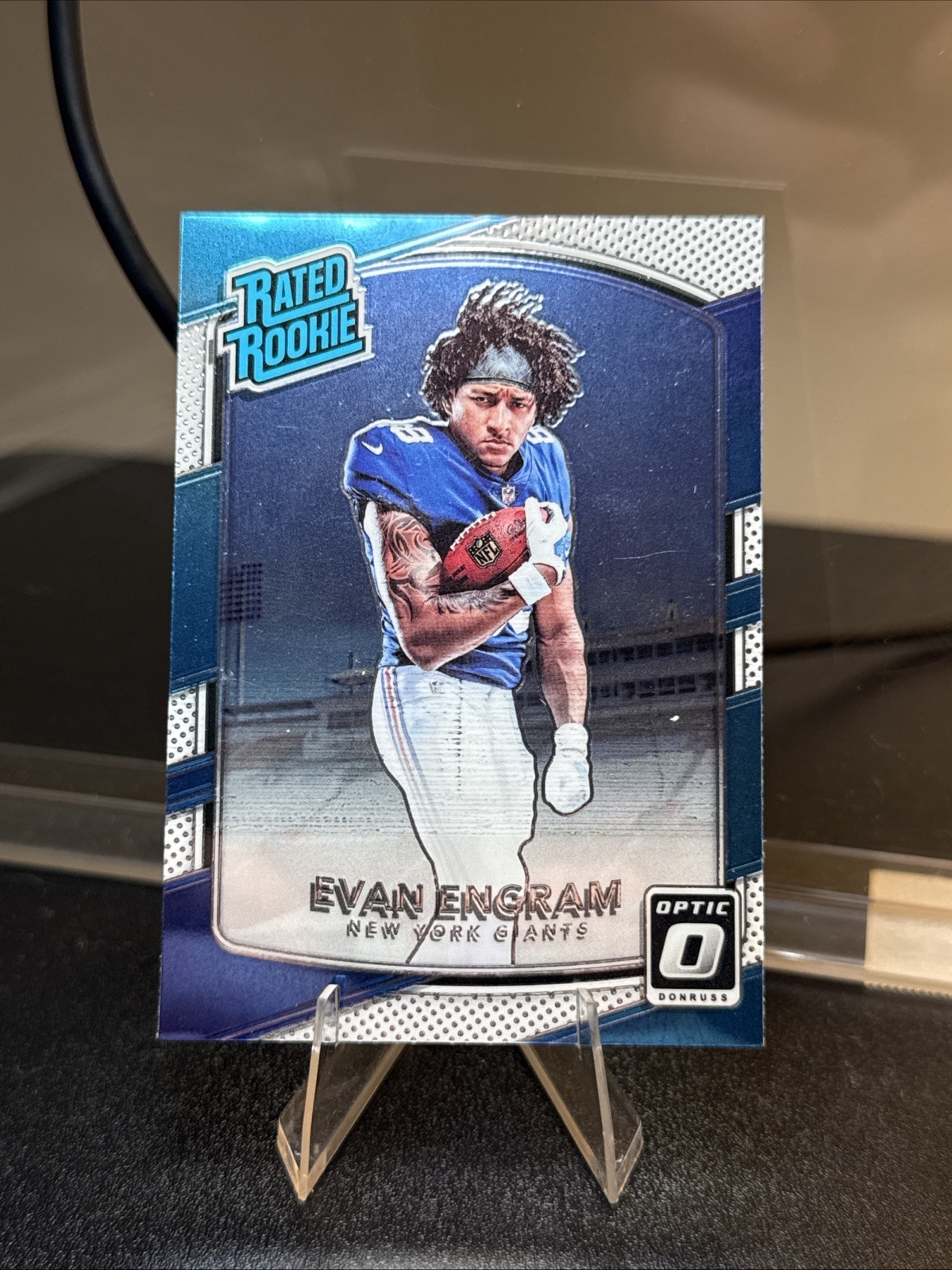 2017 Donruss Optic - Rated Rookie Evan Engram #180 Holo Prizm (RC)