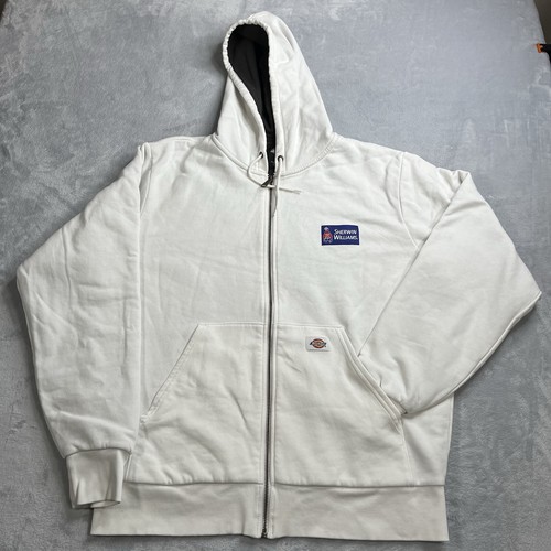 Dickies Hoodie Mens Extra Large Themal Lined Jacket Full Zip Work Wear Sherman