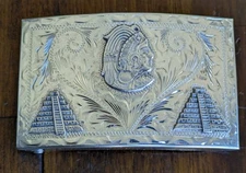 Sterling Silver Buckle 925 Made In Jalisco Mexico