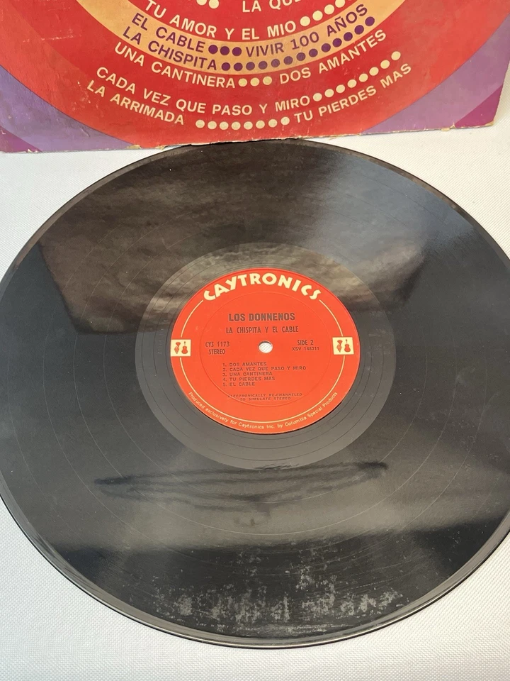 LOS DONNENOS-LA CHISPITA, EL CABLE Y MAS EXITOS-70's CO-MDC 1139 CONJUNTO  VG - Imagem 2 de 4