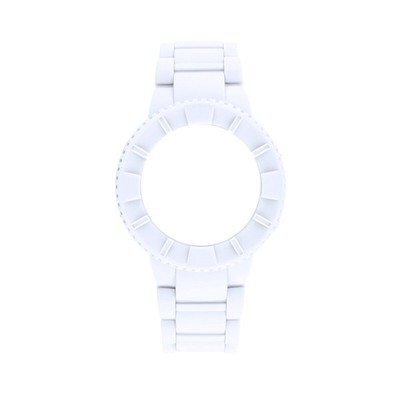 Watx ANDCO Cinturino Per Orologio COWA1142 In Silicone - Unisex, Adulto - Colore Nero, Fibbia Inclusa