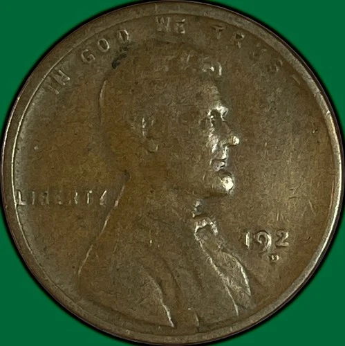 1922-D Lincoln Wheat Cent Fine F Coin #34281