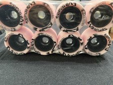 Backspin Rockstar Pink Quad Speed Skate Wheels