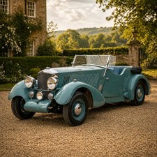 Railton Straight Eight Classic Car Wall Art Poster Vintage Auto
