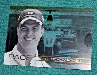 Ralf Schumacher Pace insert 2005 Futera Grand Prix Formula One 1 06 card