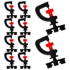 10pcs Drip Irrigation 360 Degree Rotating Sprinkler Nozzle for Greenhouse Lawn