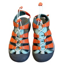 Keen Newport Boundless Sandal Kid  s 2 Orange Blue