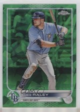 2022 Topps Chrome Update Sapphire Edition Green 61/75 Luke Raley #US24 16mf