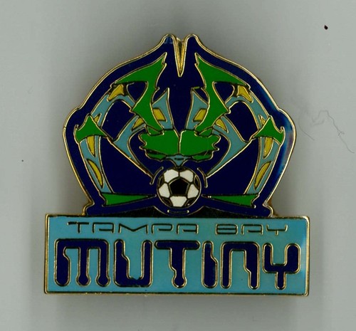 MLS soccer pin - Tampa Bay Mutiny - vintage logo - USA sport badge