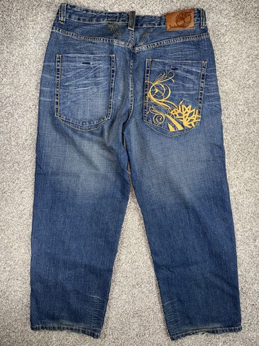 Vintage Timberland Jeans Size 36x30 Y2K 2000’s Embroidered