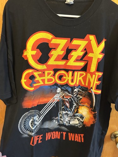 Chemise officielle Ozzy Osborne 2010 Life Won’t Wait Tour 2XL