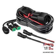 10016W DT Wiring Harness Kit for LED Light Bars - 16AWG Wiring Harness-2 Leads
