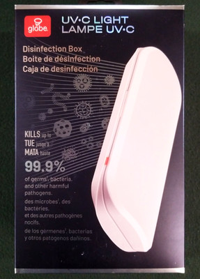 New/Open Box Globe UV-C Light Disinfection Box Cleaner Kills 99.9% Germs