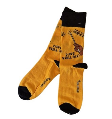 Two Left Feet Sock Co Shazam - Nope Still Old Adult Humor Novelty Socks Fun Gift