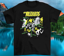 NEW THE REZILLOS Band Album Heavy Cotton Black T Shirt S-5XL TT446