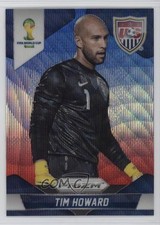 2014 Panini Prizm World Cup Blue & Red Wave Prizm Tim Howard #66 0m1