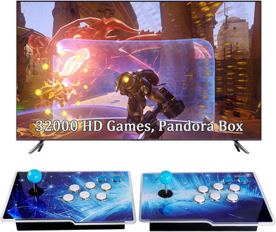 32000 Games 3D Pandora Box Arcade Game Console,Retro Video Game Machine for TV,