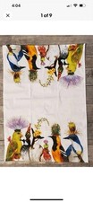 Fashion Birds Tea Towel