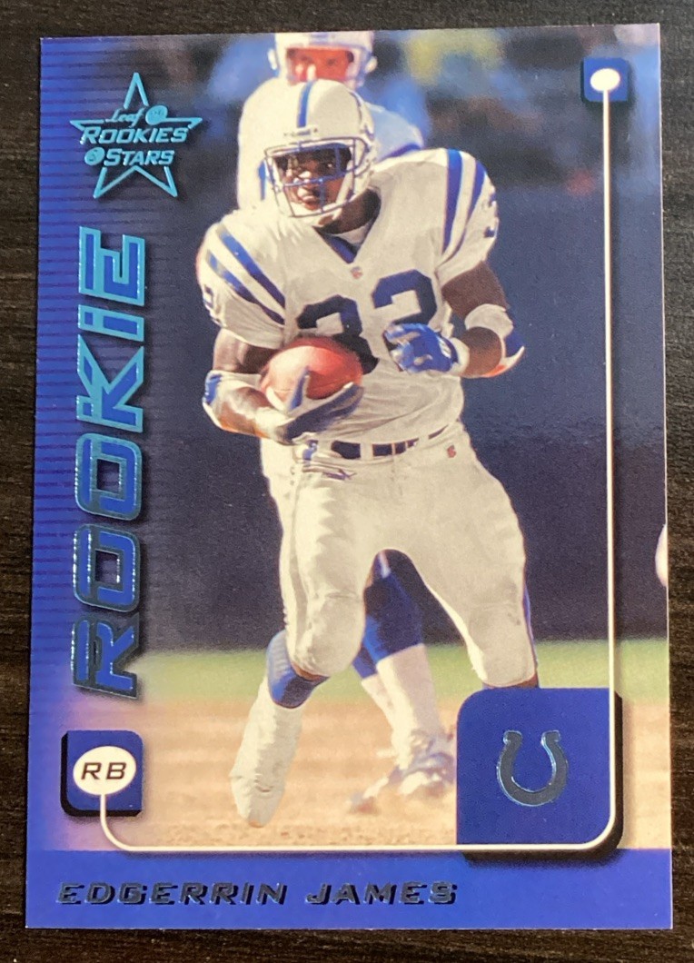 1999 Leaf Rookies & Stars Rookie Edgerrin James #252 RC HOF